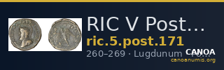 RIC V Postumus 171 — CANOA