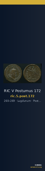 RIC V Postumus 172 — CANOA