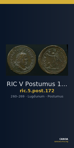 RIC V Postumus 172 — CANOA