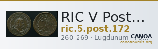 RIC V Postumus 172 — CANOA