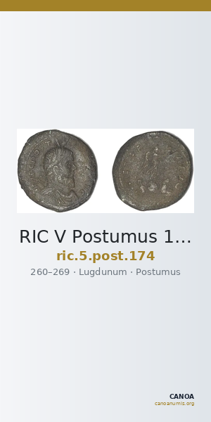 RIC V Postumus 174 — CANOA