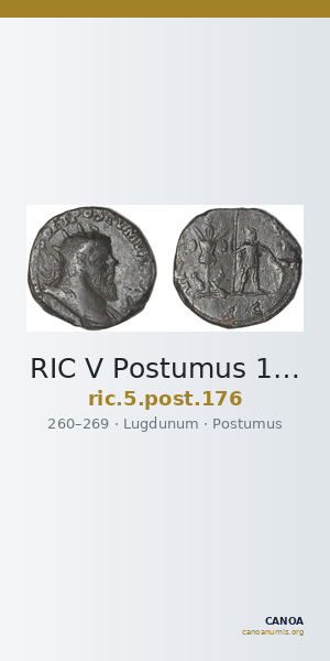 RIC V Postumus 176 — CANOA