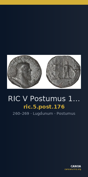 RIC V Postumus 176 — CANOA