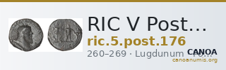RIC V Postumus 176 — CANOA
