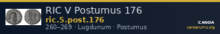 RIC V Postumus 176 — CANOA