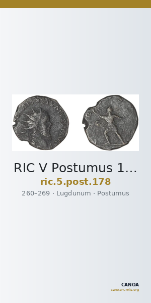 RIC V Postumus 178 — CANOA