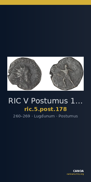RIC V Postumus 178 — CANOA