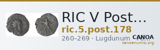 RIC V Postumus 178 — CANOA