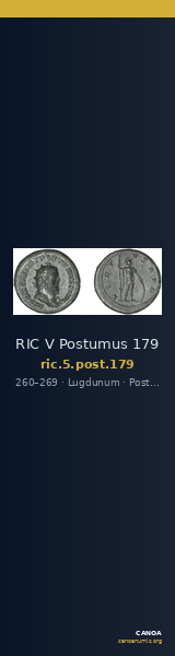 RIC V Postumus 179 — CANOA