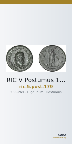 RIC V Postumus 179 — CANOA