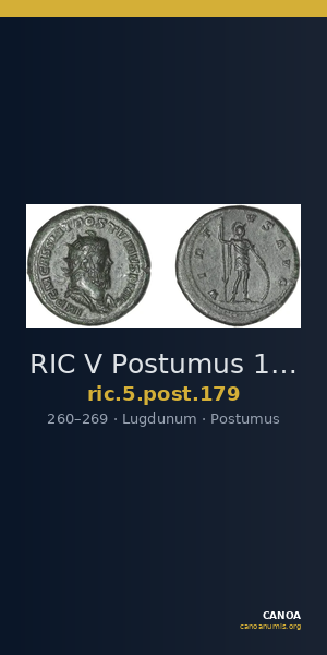 RIC V Postumus 179 — CANOA