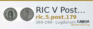 RIC V Postumus 179 — CANOA