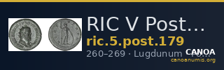 RIC V Postumus 179 — CANOA