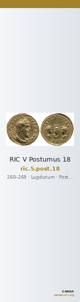 RIC V Postumus 18 — CANOA