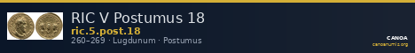 RIC V Postumus 18 — CANOA