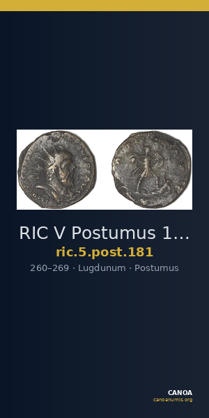 RIC V Postumus 181 — CANOA
