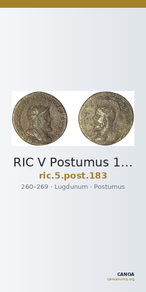 RIC V Postumus 183 — CANOA