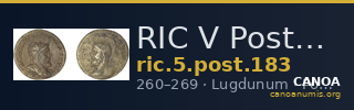 RIC V Postumus 183 — CANOA