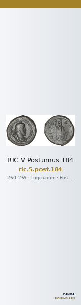 RIC V Postumus 184 — CANOA