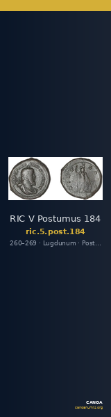 RIC V Postumus 184 — CANOA