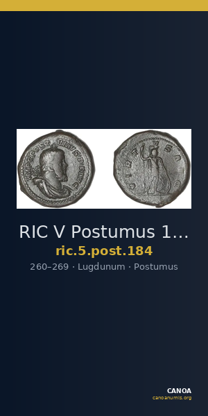 RIC V Postumus 184 — CANOA