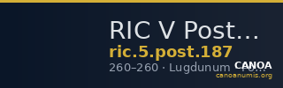 RIC V Postumus 187 — CANOA