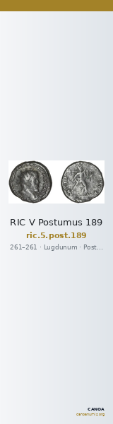 RIC V Postumus 189 — CANOA