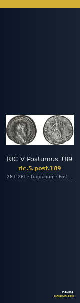 RIC V Postumus 189 — CANOA