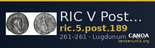 RIC V Postumus 189 — CANOA