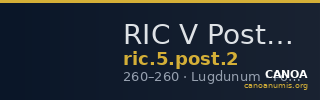 RIC V Postumus 2 — CANOA