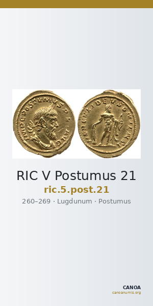RIC V Postumus 21 — CANOA