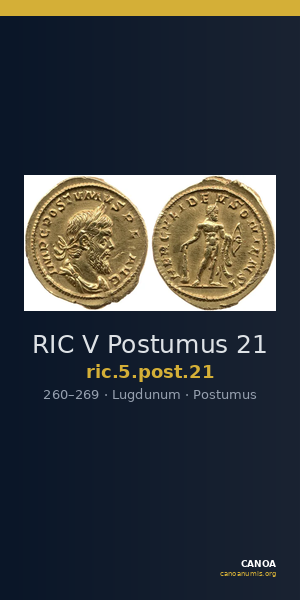 RIC V Postumus 21 — CANOA
