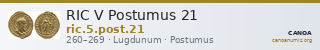 RIC V Postumus 21 — CANOA