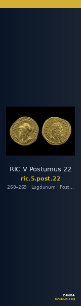 RIC V Postumus 22 — CANOA
