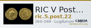 RIC V Postumus 22 — CANOA