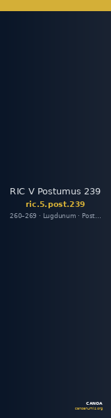 RIC V Postumus 239 — CANOA