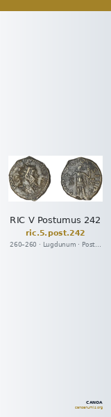 RIC V Postumus 242 — CANOA