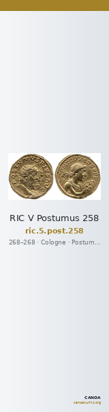RIC V Postumus 258 — CANOA
