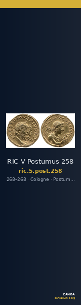 RIC V Postumus 258 — CANOA