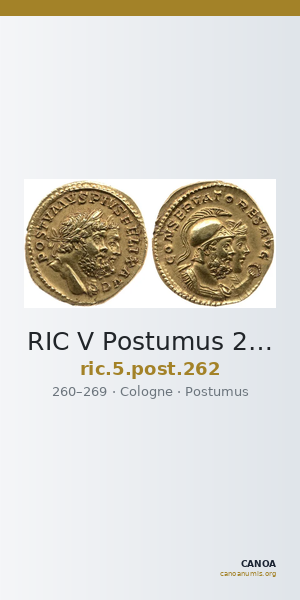 RIC V Postumus 262 — CANOA