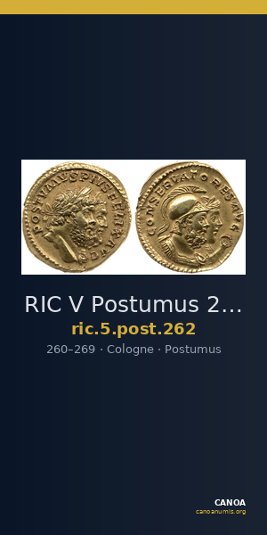 RIC V Postumus 262 — CANOA