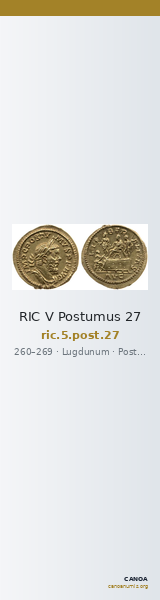 RIC V Postumus 27 — CANOA