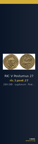RIC V Postumus 27 — CANOA