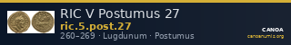 RIC V Postumus 27 — CANOA