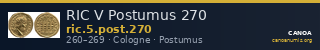 RIC V Postumus 270 — CANOA