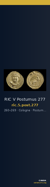 RIC V Postumus 277 — CANOA