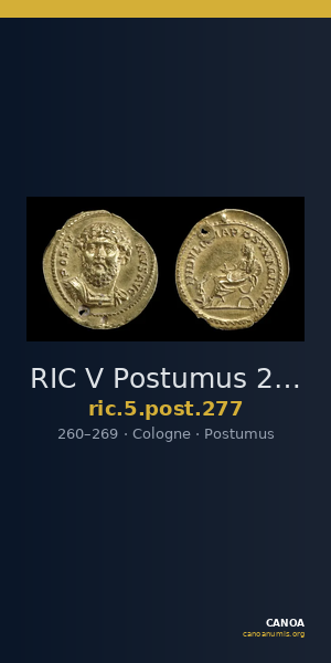 RIC V Postumus 277 — CANOA