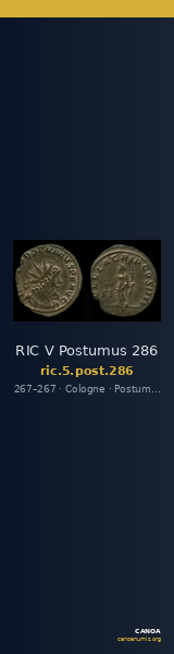 RIC V Postumus 286 — CANOA