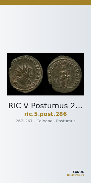 RIC V Postumus 286 — CANOA