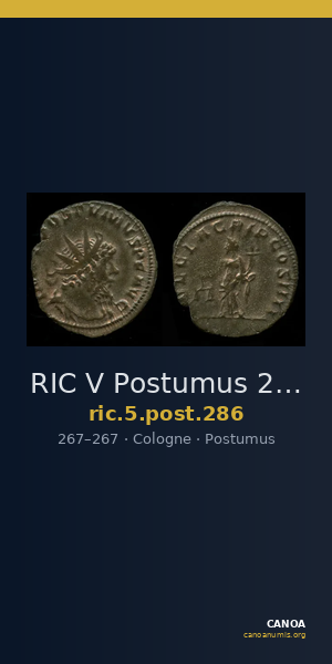 RIC V Postumus 286 — CANOA